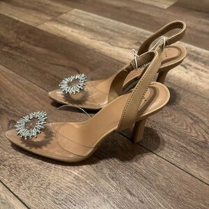 A New Day Misty Slingback Heels; Sparkle Closed Toe Heel: Target Heels